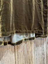 Grizas Green/Bronze Velour Dress 91778-X70 AW24