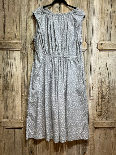 Preloved Toast Grey Print Cotton Dress