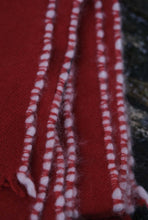 Oats & Rice Weaver Cashmere Scarf Brick Red OR25-S01