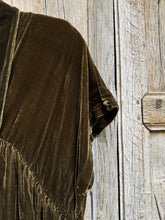 Grizas Green/Bronze Velour Dress 91778-X70 AW24