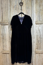 Grizas Dark Plum Velour Dress 91778-X70 AW24
