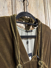 Grizas Green/Bronze Velour Dress 91778-X70 AW24