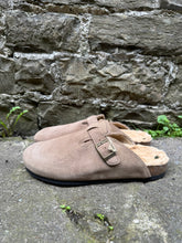 Natural World Eco Beige Suede Mules 921