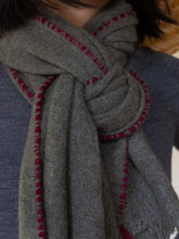 Oats & Rice Weaver Green Cashmere Scarf OR25-S01