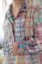 Magnolia Pearl Madras Rainbow Patchwork Tora Dress 989
