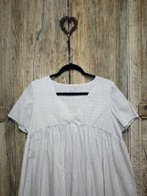 Apuntob a.b Blue Check Cotton Tunic