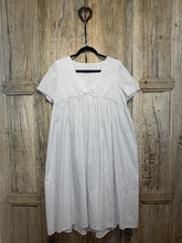 Apuntob a.b Blue Check Cotton Tunic