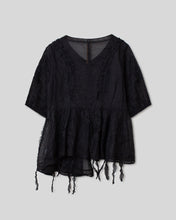 Ewa i Walla Black Rosanna Blouse 44908 SS23