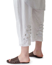 Ewa i Walla White Cotton Trouser 11372 SS22