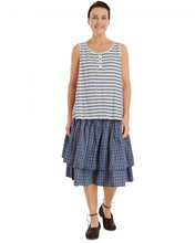 Ewa I Walla Blue Stripe Jersey Top 33286 SS20