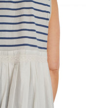 Ewa I Walla Blue Stripe Jersey Top 33286 SS20
