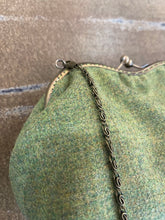 Tethera Greys Wool Green Tweed Melbreak Clutch Bag