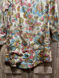 Preloved Floral Rain Mac