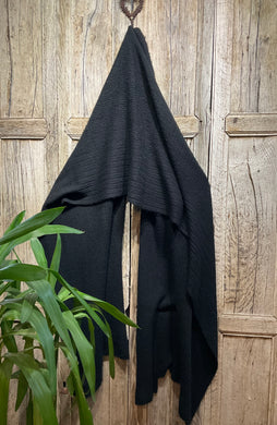 Preloved RUNDHOLZ Black Wool Scarf