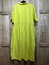 Preloved TERRY MACEY Acid Yellow Linen Dress