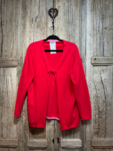 Preloved BRORA Red Cashmere Cardigan