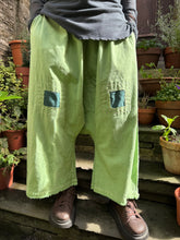 JLS Green Patchwork Pants D55