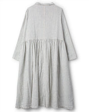 Ewa I Walla Helin Striped Linen Dress 55966 SS26