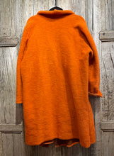 Preloved (NO LABEL) Edge to Edge Orange Wool Coat