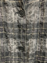 Preloved Oska Grey Check Wool Coat