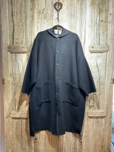 Preloved Eskander Black Wool and Cashmere Coat