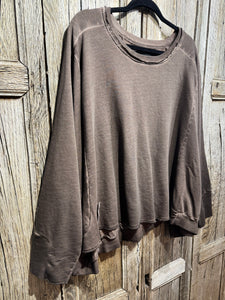 Plü Chocolate Wide Sweater One Size 2105 AW25