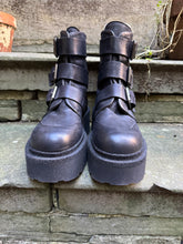 Lofina Gasoline Nero Buckle Boots EU37