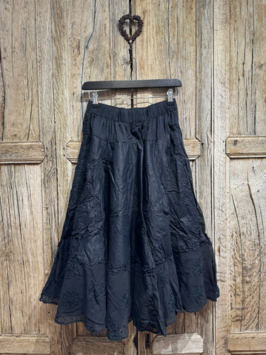 Ewa i Walla Black Pirjo Skirt 22253 AW24