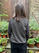 THING Anthracite Soft Check Waistcoat 7323 AW26