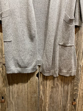 Preloved Grey Cotton Mix Cardigan