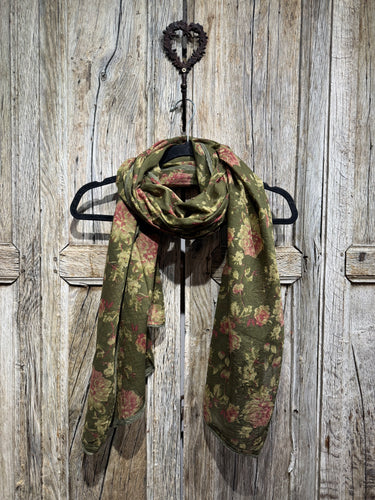 Les Ours Pauline Mousse Fleurs Scarf AW25