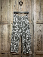 Preloved MAMA B Green/Grey Pattern Trousers
