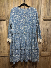 Preloved Ewa I Walla Blue Print Dress