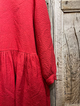 Preloved CABBAGES & ROSES Red Quilted Tunic