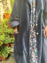 JLS Blue Velvet Coat D49D