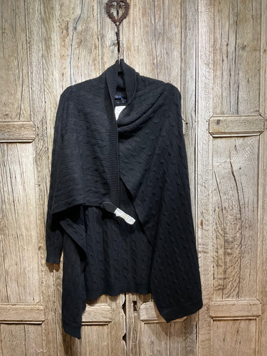 Preloved Black Wrap Merino Wool