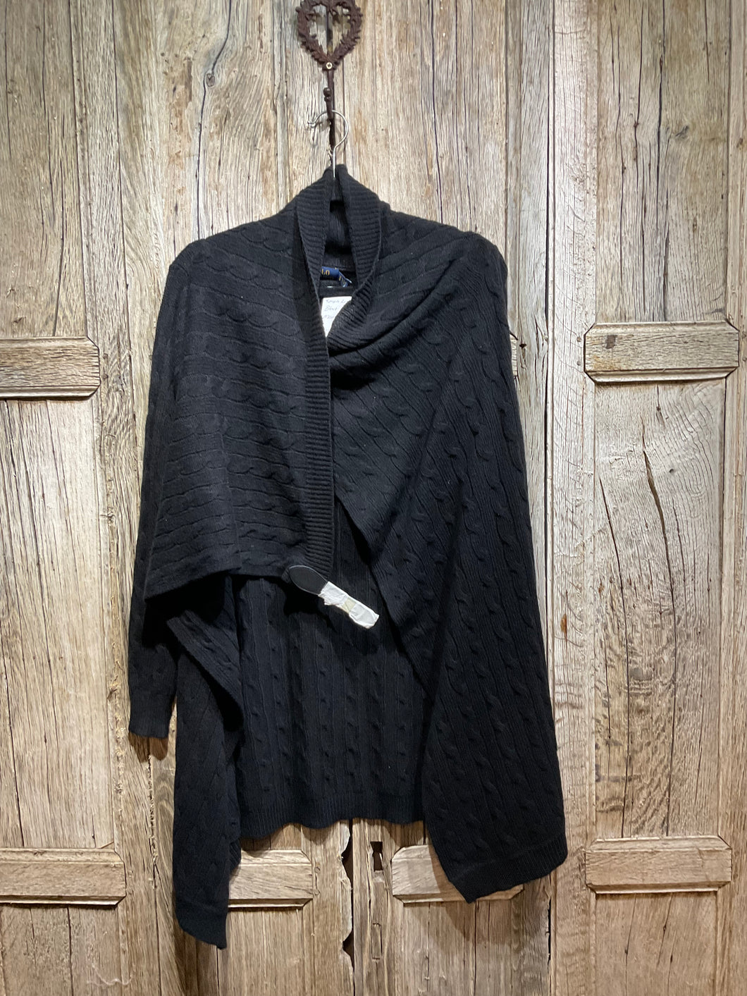 Preloved Black Wrap Merino Wool