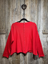 Preloved Officinae Red Wool Cardigan