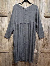 THING Navy Mini Check Dress 7085 AW25