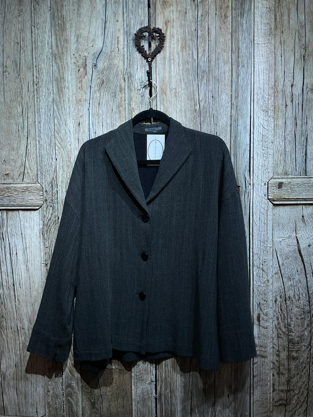 Preloved OSKA Grey Herringbone Jacket