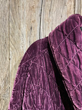 Preloved Ghost Raspberry Velvet Jacket
