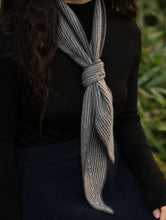 Oats & Rice Sailor Cashmere Rib Neck Scarf Grey OR25-NS03