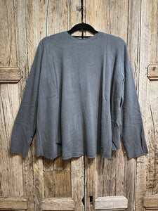 Knit Knit Cotton Mix Jumper K54 Grigio Scuro AW24