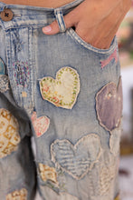 Magnolia Pearl Washed Indigo I Heart You Miner Pants 728