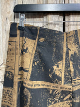 Preloved RUNDHOLZ Brown Print Techno Skirt