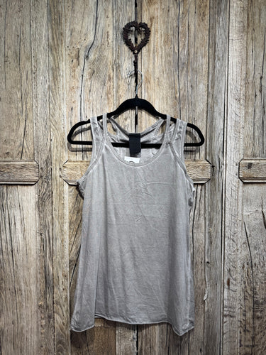 Preloved Rundholz Grey Cotton Vest Top