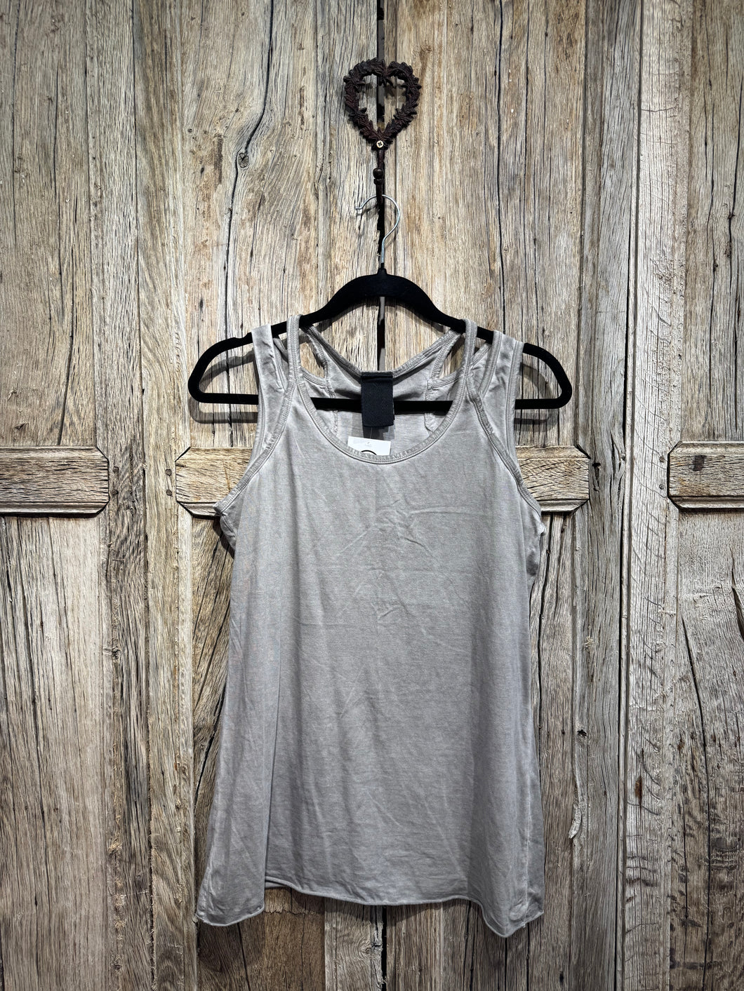 Preloved Rundholz Grey Cotton Vest Top
