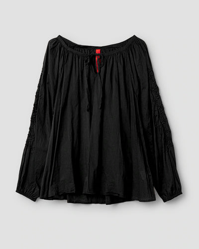 Ewa i Walla Black Mirella Voile Blouse 44899