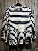 Preloved CABBAGES & ROSES Stripe Fleece Lined Jumper