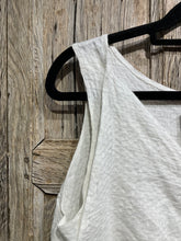 Preloved Ewa I Walla White Cotton Asymmetric Sleeveless Top